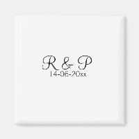 Add couple name monogram add date year wedding rom