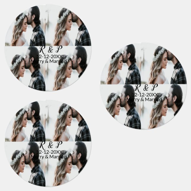 Add couple photo merry married add date year  (Group)