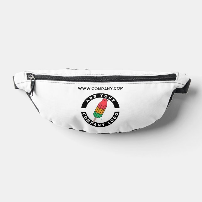 Add Custom Logo Business Brand Employee Swag Bum Bags (Lay Down)