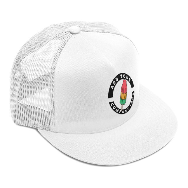 Add Custom Logo Business Brand Employee Swag Trucker Hat (Creator Uploaded)