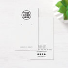 Add Custom Logo White Earring Display Holder