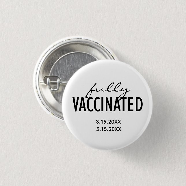 Add Dates Fully Vaccinated Button (Front & Back)