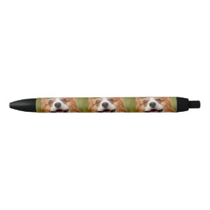 Add Dog Photo Personalised Customised Black Ink Pen