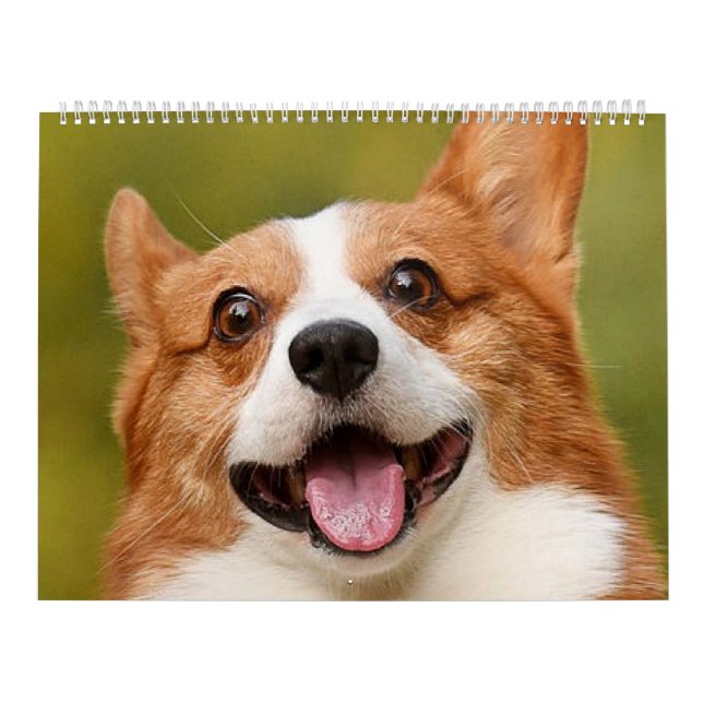 Add Dog Photo Personalised Customised Calendar (Cover)