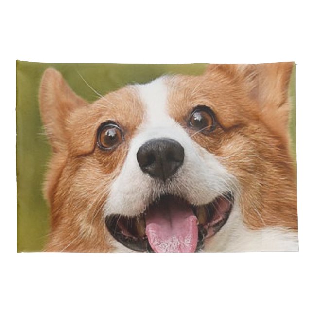 Add Dog Photo Personalised Customised Pillowcase (Back-Right)