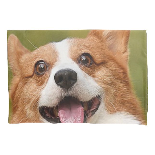 Add Dog Photo Personalised Customised Pillowcase (Front)
