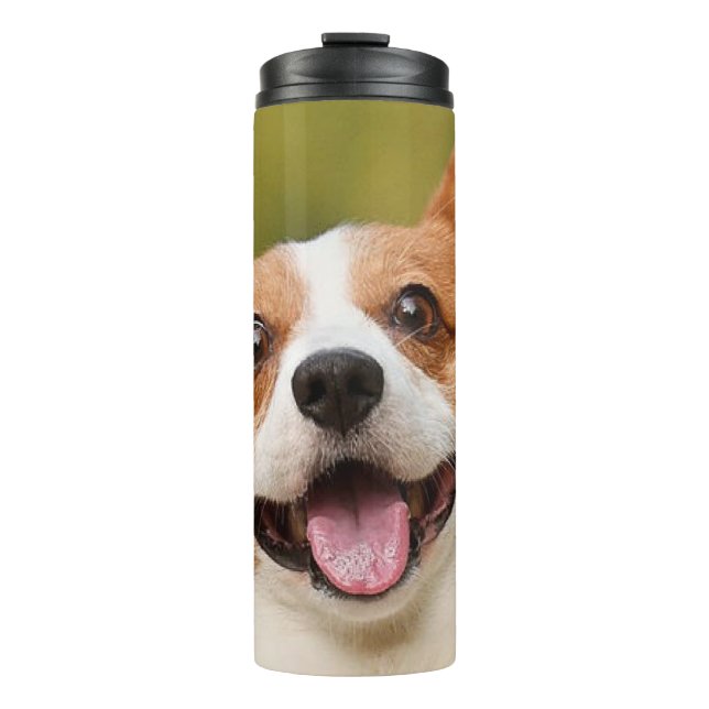 Add Dog Photo Personalised Customised Thermal Tumbler (Front)