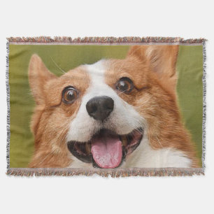 Add Dog Photo Personalised Customised Throw Blanket