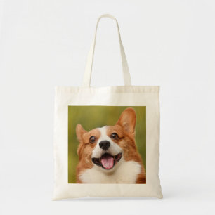 Add Dog Photo Personalised Customised Tote Bag