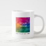 Add Family Girlfriend Boyfriend Image Photo Logo Large Coffee Mug<br><div class="desc">Add Family Girlfriend Boyfriend Image Photo Business Logo Text Create Your Own Name Elegant Trendy Template for soup,  cereal,  ice cream,  or chilli Speciality Jumbo Mug / Drinkware / Mugs & Cups.</div>