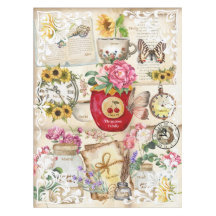 Add family member names on illustrations Vintage