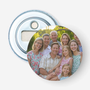 Add Family Reunion Photo Customise Bottle Opener