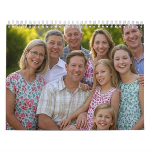 Add Family Reunion Photo Customise Calendar