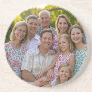 Add Family Reunion Photo Customise Coaster