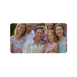Add Family Reunion Photo Customise Label