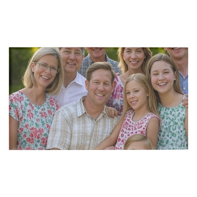 Add Family Reunion Photo Customise Name Tag (Front)