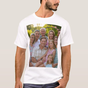 Add Family Reunion Photo Customize T-Shirt
