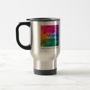 Add Father Mother Family Image Photo Text Create Travel Mug