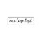 Add favourite Text - One Line Handwritten Font