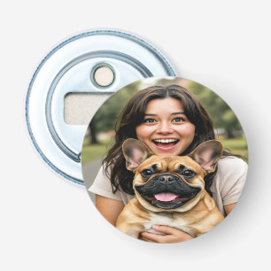 Add French Bulldog Photo Personalise Bottle Opener