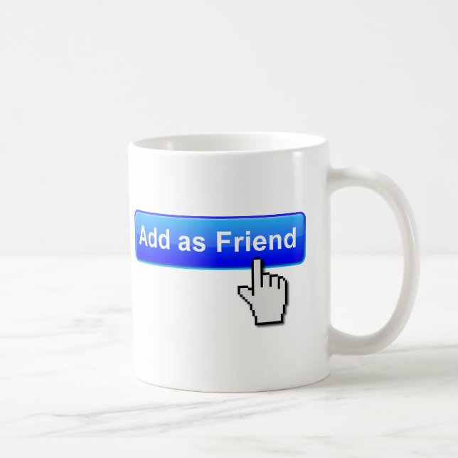 Add Friend Funny Mug (Right)