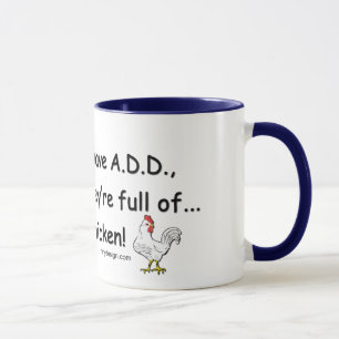 ADD Full of Chickens Humour Mug
