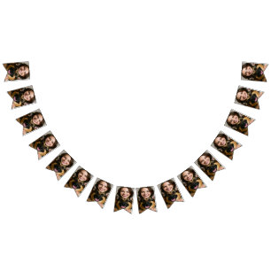 Add German Shepherd Photo Personalize Bunting