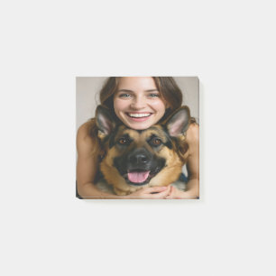 Add German Shepherd Photo Personalize Post-it Notes