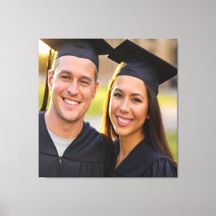 Add Graduation Photo Customise Canvas Print