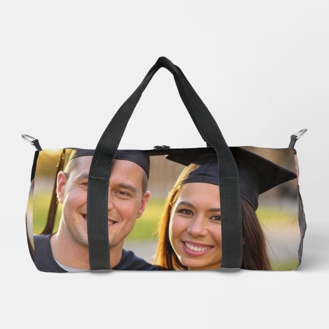 Add Graduation Photo Customise Duffle Bag (Front)