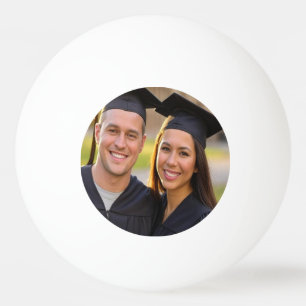 Add Graduation Photo Customise Ping Pong Ball