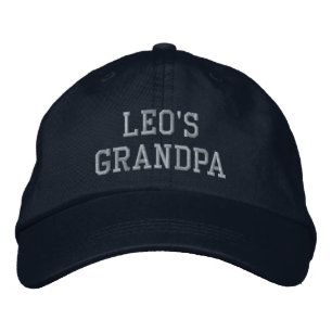 Add Grandchild's Name to Grandpa's Embroidered Hat