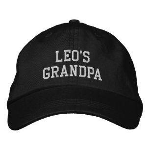 Add Grandchild's Name to Grandpa's Embroidered Hat