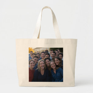 Add High School Reunion Personalize Large Tote Bag