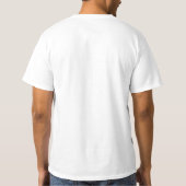 Add Image Logo Personalise Template Mens White T-Shirt (Back)