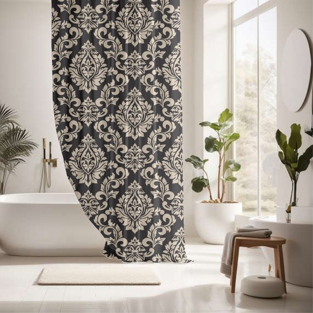 Add in your bathroom by Elegant Harmony Damask Shower Curtain (Creator Uploaded)