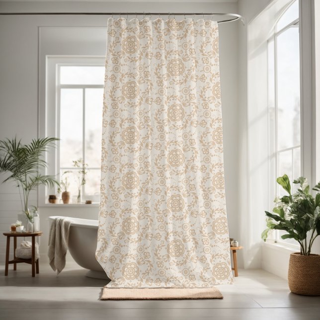 Add in your bathroom by off white seamless shower curtain (Creator Uploaded)