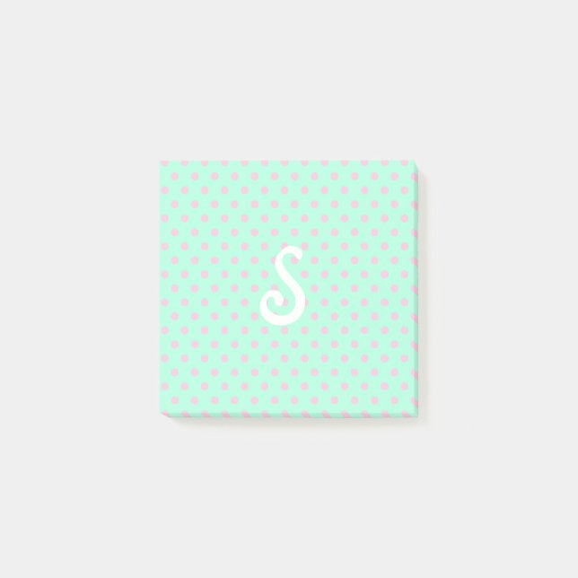 Add initial light green  Polka Dots Notes (Front)