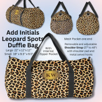 Add Initials, Brown Leopard Spots