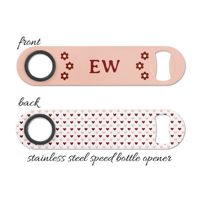 Add initials peach and burgundy (Creator Uploaded)