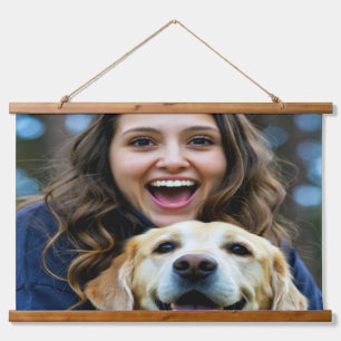 Add Labrador Retriever Photo Personalise Hanging Tapestry