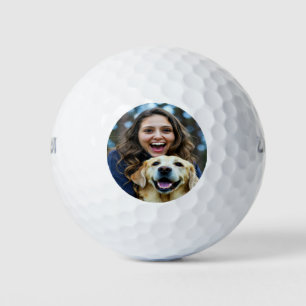 Add Labrador Retriever Photo Personalize Golf Balls