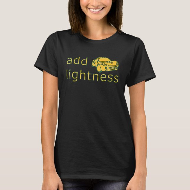 Add Lightness Lotus Track Day Autocross T-Shirt (Front)