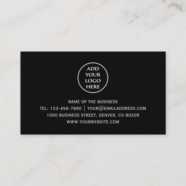 Add Logo Corporate Professional Business Company Appointment Card (Front)