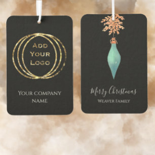 Add Logo Custom Promotional Christmas Gift  Car Air Freshener