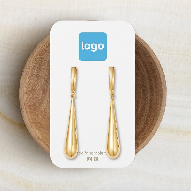  Add Logo Earring Display Card (Creator Uploaded)