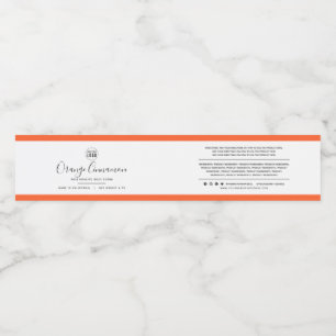 Add Logo Editable Colour Ingredients Product Label