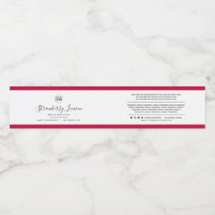 Add Logo Editable Colour Ingredients Product Label