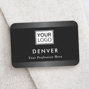 Add logo first name and title grey borders tag