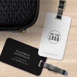 Add Logo Modern Corporate Business Custom Colours Luggage Tag<br><div class="desc">Add Logo Modern Corporate Business Custom Colours Luggage Tag that's perfect for you and your employees when travelling for work. Background colour on the front and back is editable, click "Edit" to change the colour Personalise it by replacing the placeholder text and the placeholder image with your own logo. For...</div>